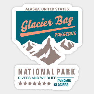 Glacier Bay National Park Alaska Sticker